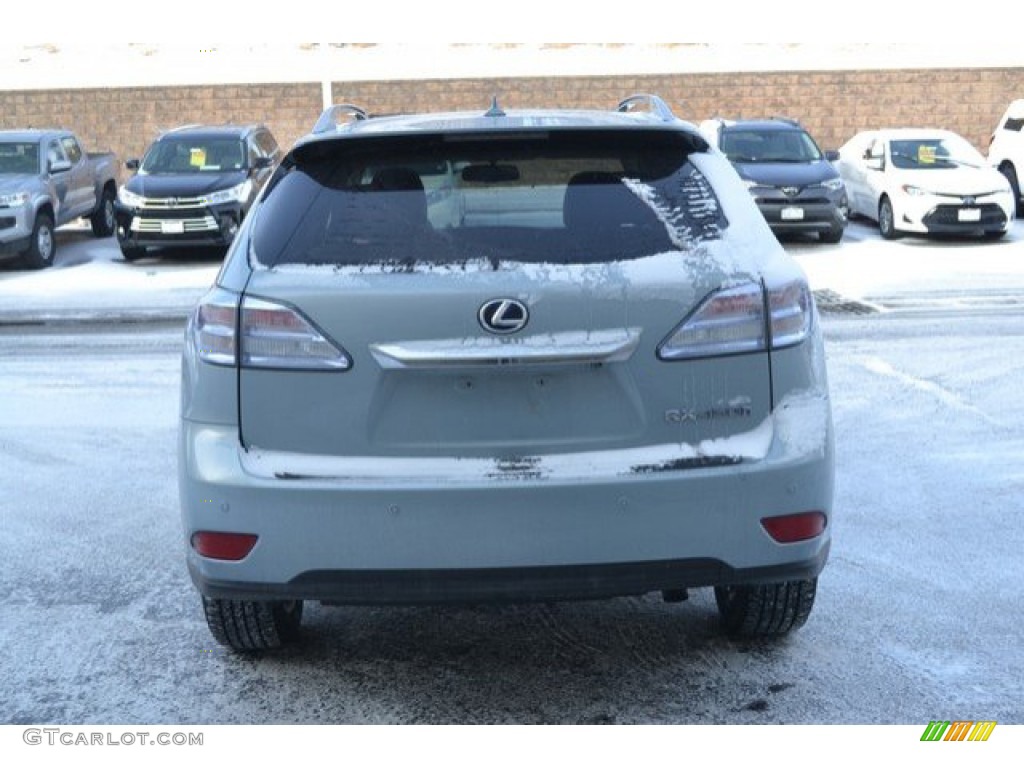 2011 RX 450h AWD Hybrid - Cerulean Blue Metallic / Parchment photo #5