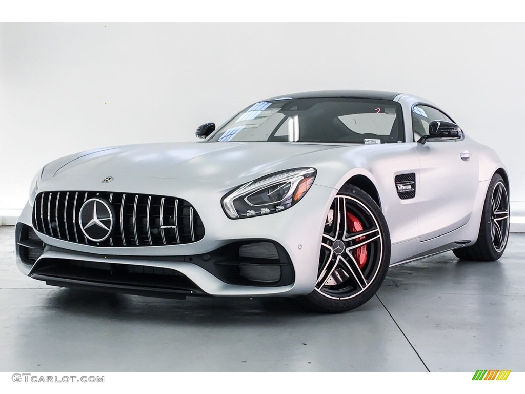 designo Iridium Silver Magno (Matte) 2019 Mercedes-Benz AMG GT C Coupe Exterior Photo #131558485
