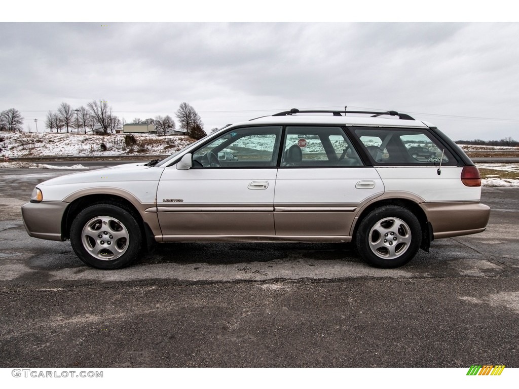 1998 Legacy Outback Wagon - Glacier White / Gray photo #7