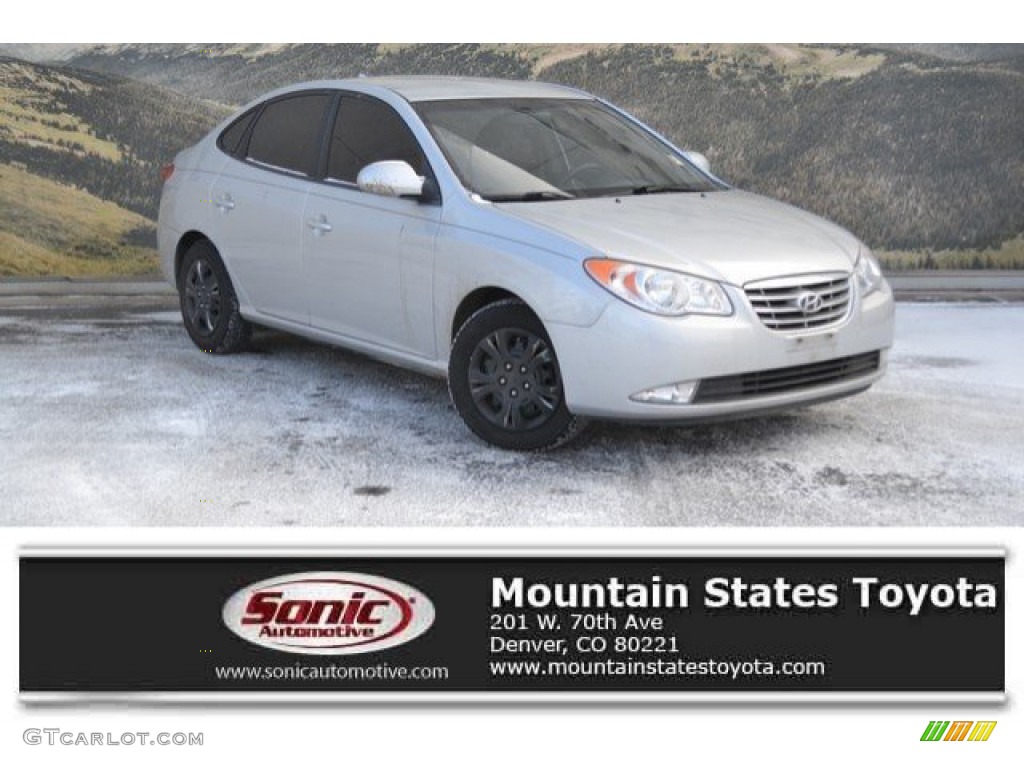 2010 Elantra GLS - Liquid Silver / Gray photo #1