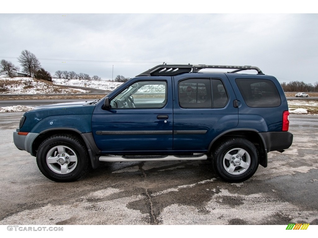 2004 Xterra XE 4x4 - Just Blue / Gray photo #7