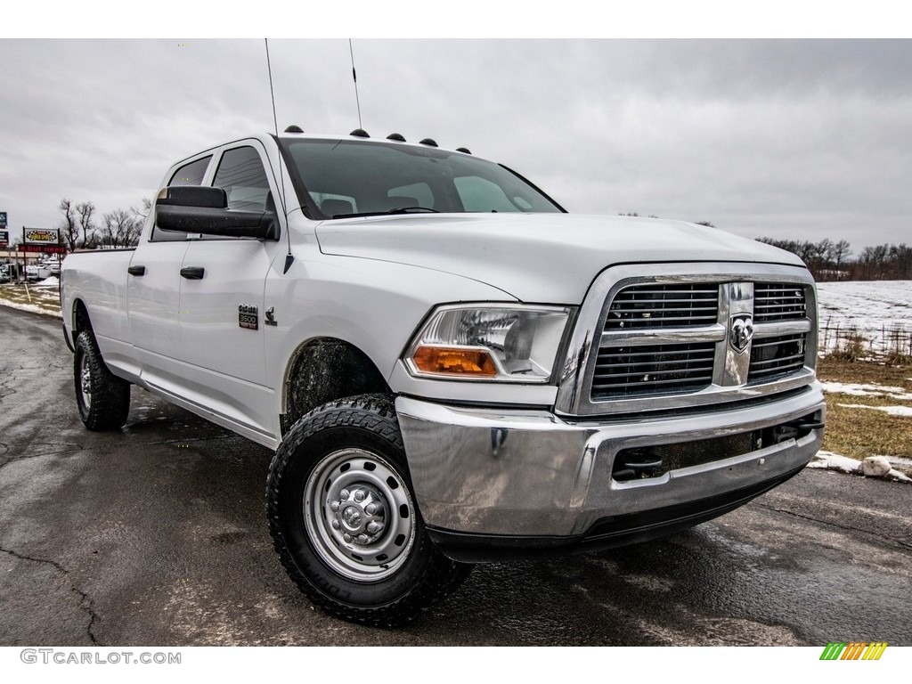 2011 Ram 3500 HD ST Crew Cab 4x4 - Bright White / Dark Slate Gray/Medium Graystone photo #1