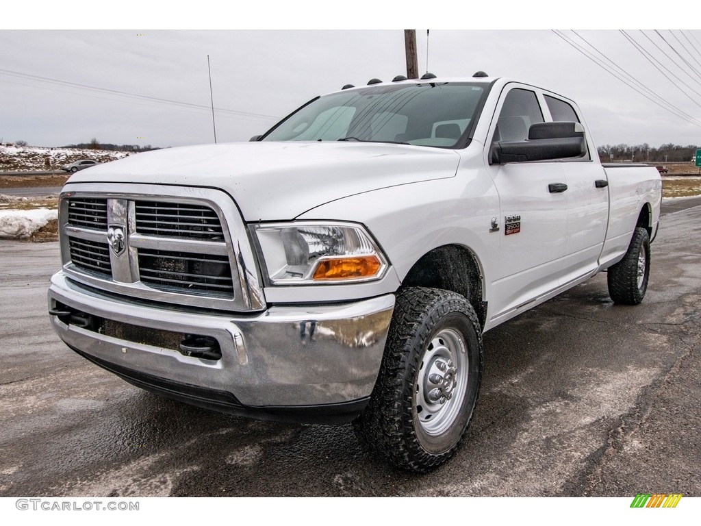 2011 Ram 3500 HD ST Crew Cab 4x4 - Bright White / Dark Slate Gray/Medium Graystone photo #8