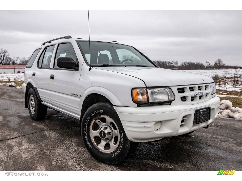 2000 Rodeo S 4WD - Alpine White / Gray photo #1