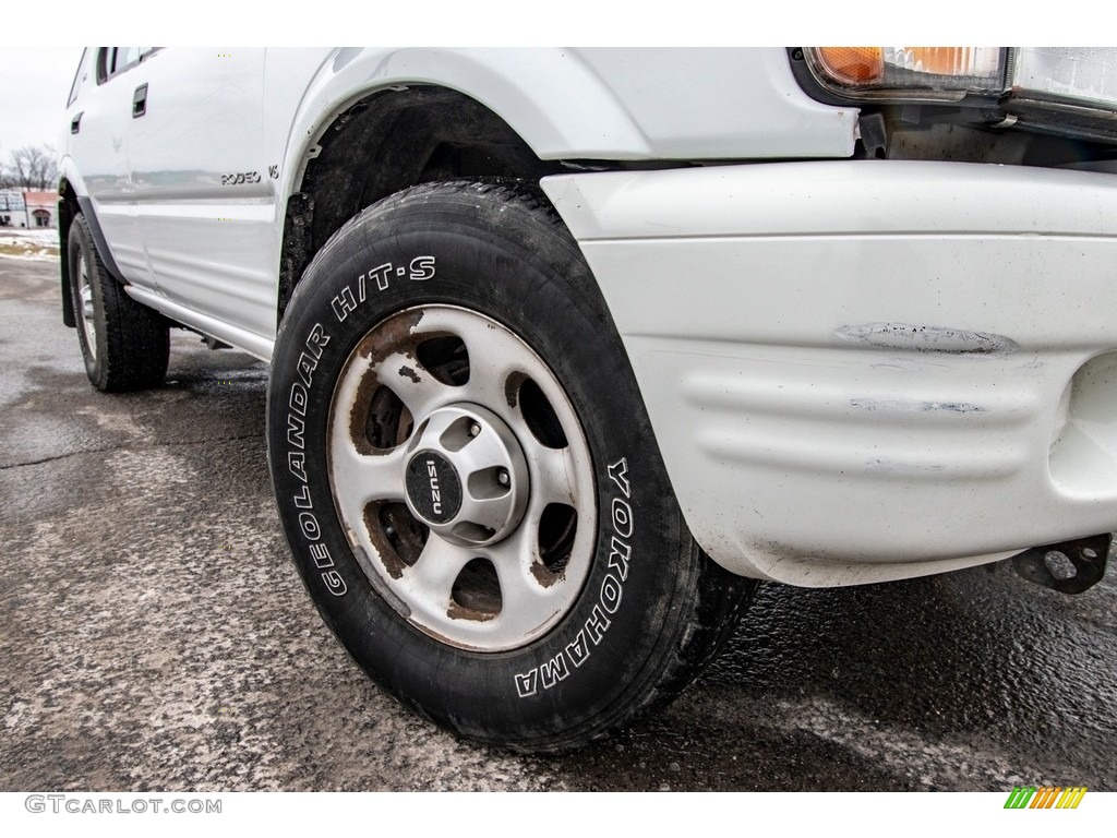 2000 Rodeo S 4WD - Alpine White / Gray photo #2