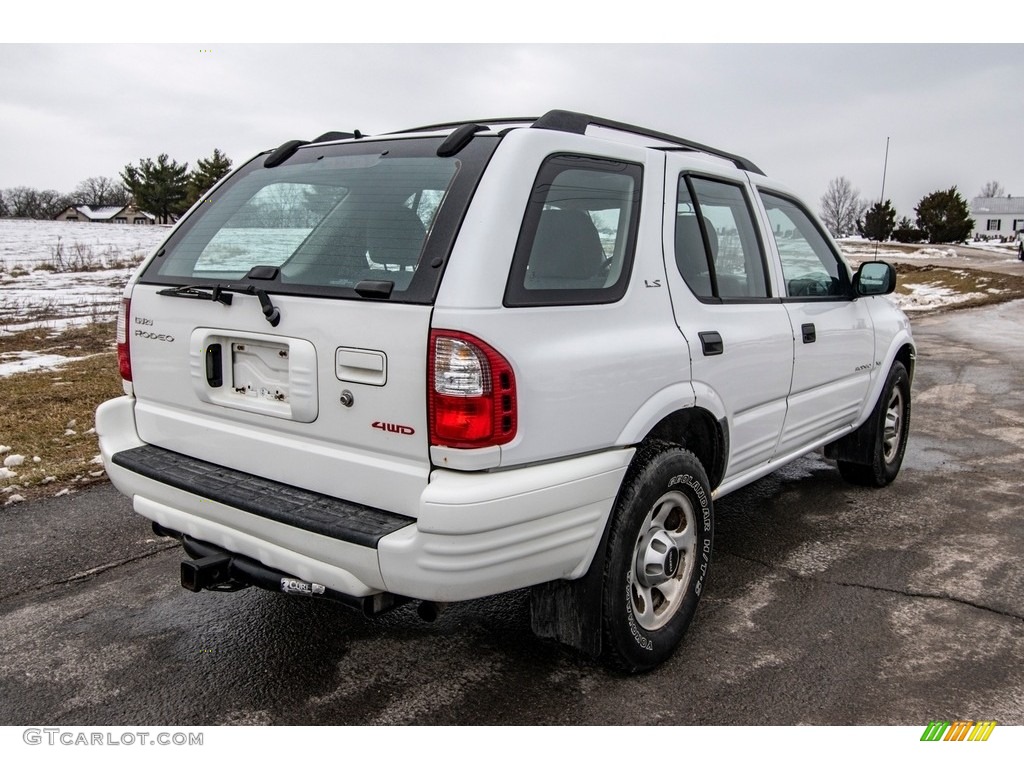 2000 Rodeo S 4WD - Alpine White / Gray photo #4