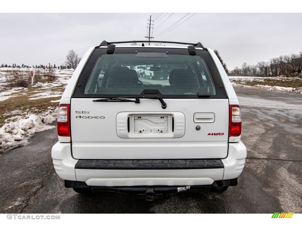 2000 Rodeo S 4WD - Alpine White / Gray photo #5