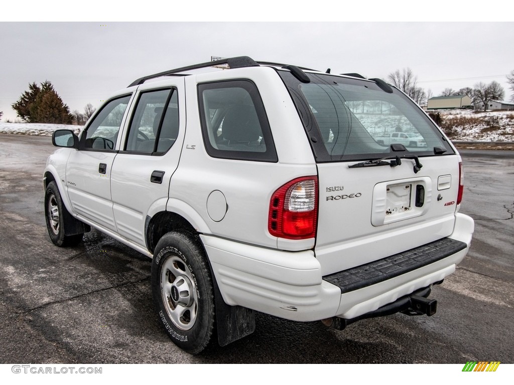 2000 Rodeo S 4WD - Alpine White / Gray photo #6
