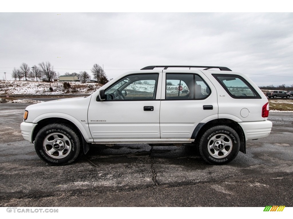 2000 Rodeo S 4WD - Alpine White / Gray photo #7