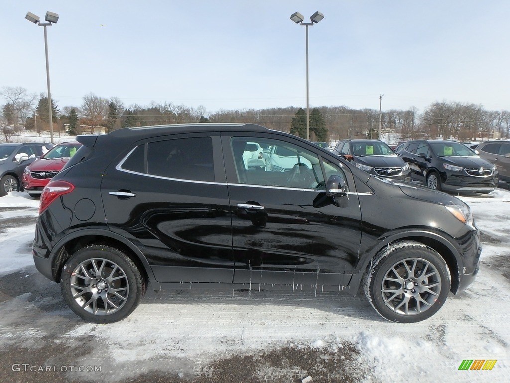 Ebony Twilight Metallic 2019 Buick Encore Sport Touring AWD Exterior Photo #131561867