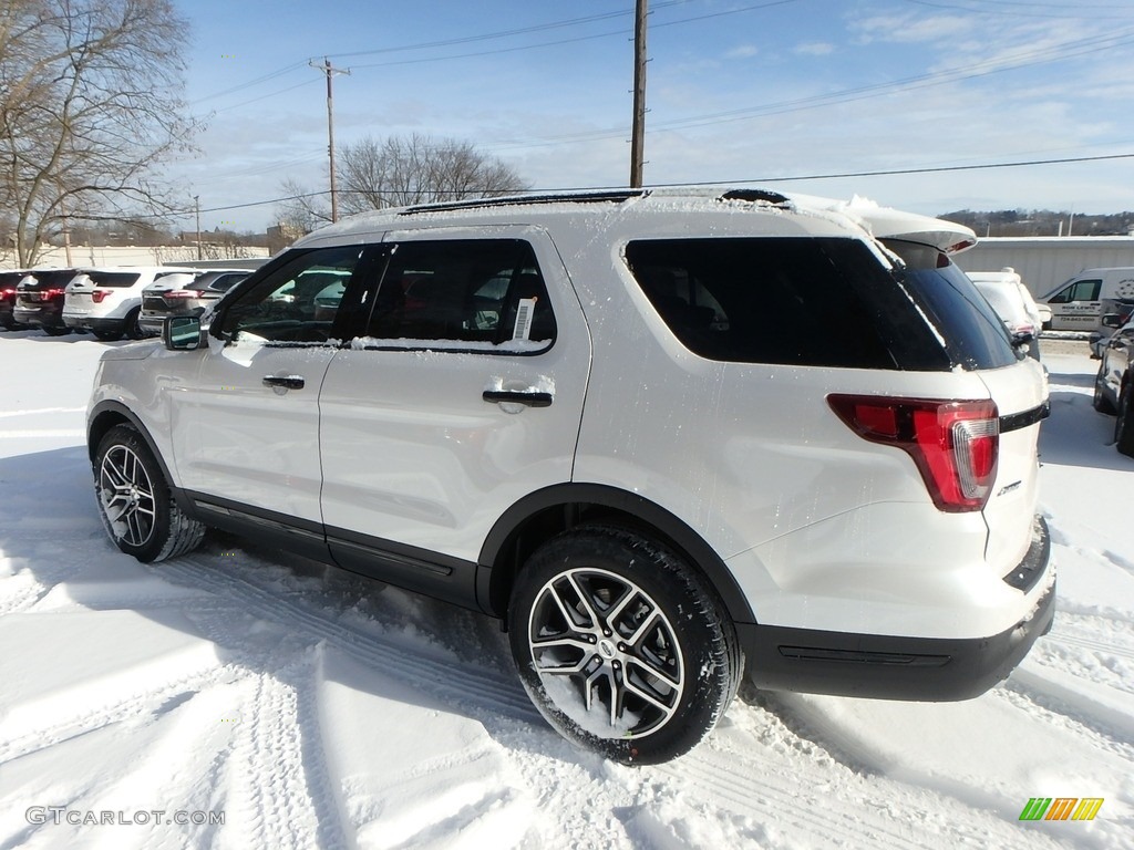 2019 Explorer Sport 4WD - White Platinum / Medium Black photo #5