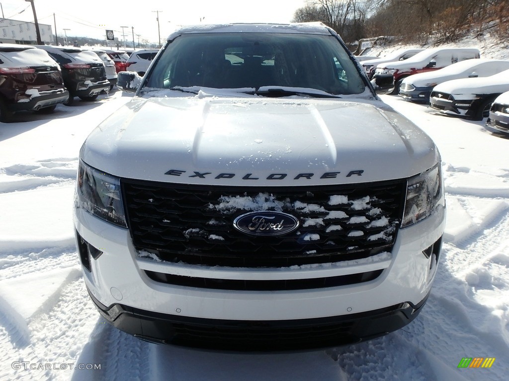 2019 Explorer Sport 4WD - White Platinum / Medium Black photo #8