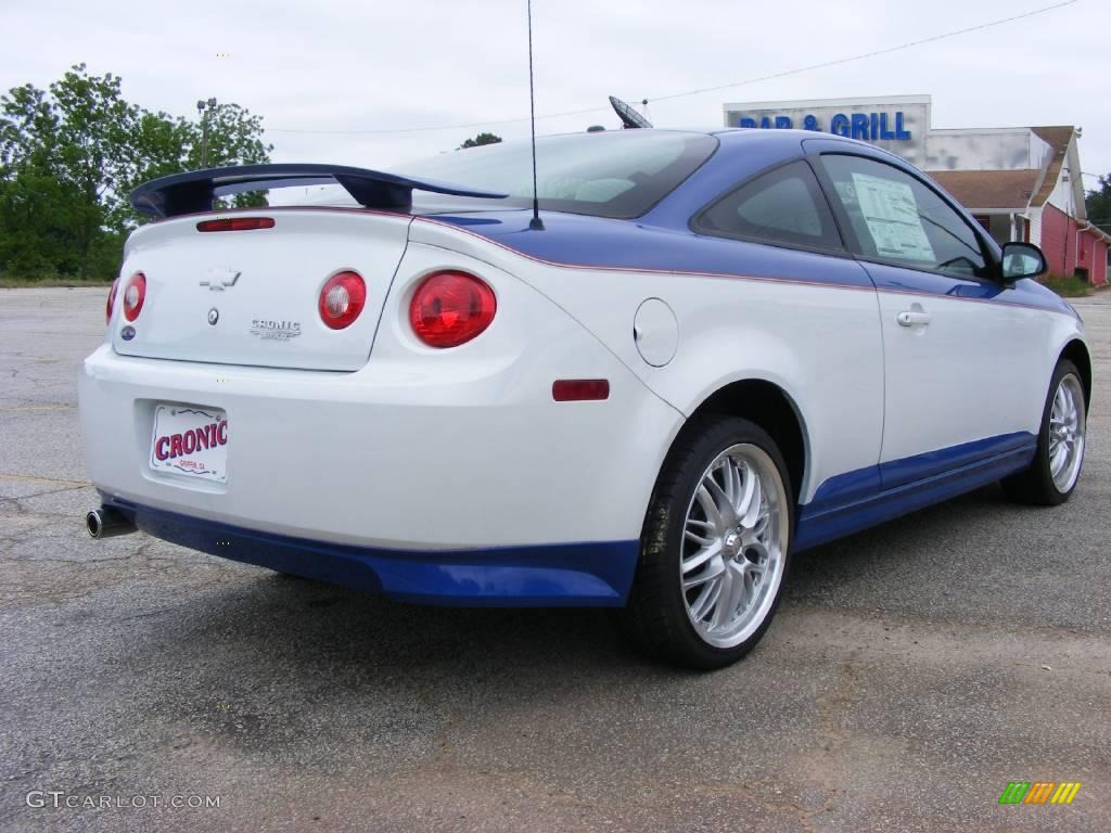 2008 Cobalt LS Coupe - Blue Flash Metallic / Gray photo #6