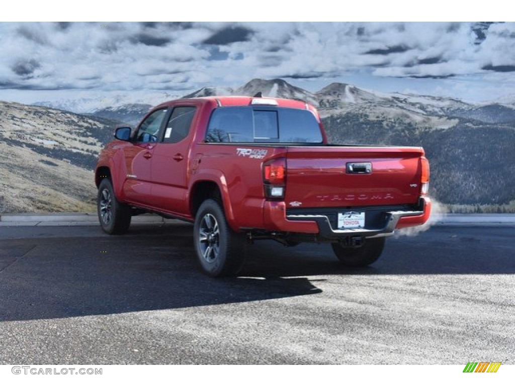 2019 Tacoma TRD Sport Double Cab 4x4 - Barcelona Red Metallic / TRD Graphite photo #3