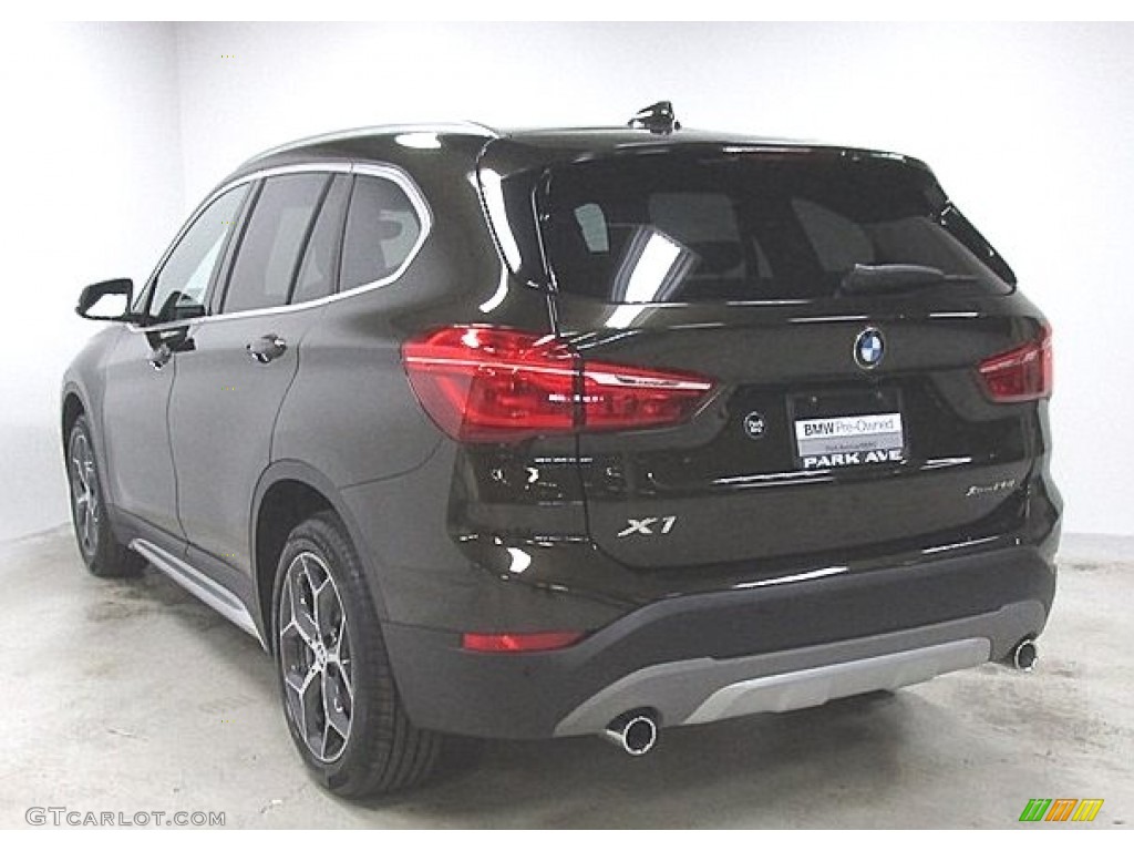 2018 X1 xDrive28i - Dark Olive Metallic / Black photo #2