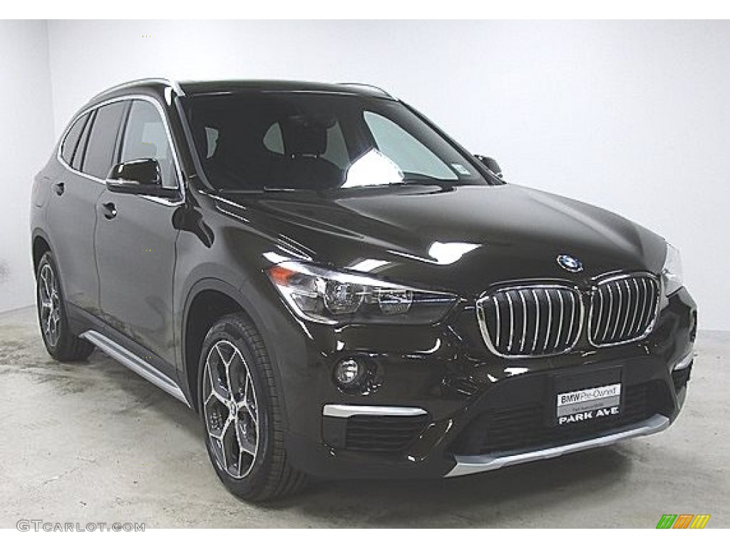 2018 X1 xDrive28i - Dark Olive Metallic / Black photo #5