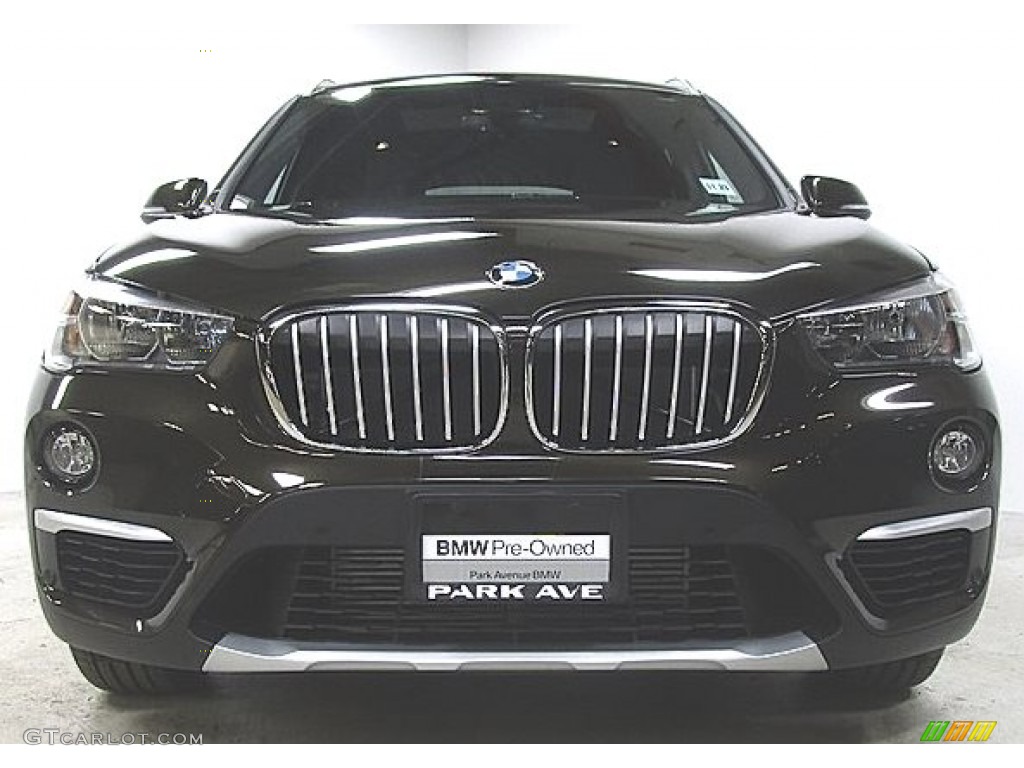 2018 X1 xDrive28i - Dark Olive Metallic / Black photo #6