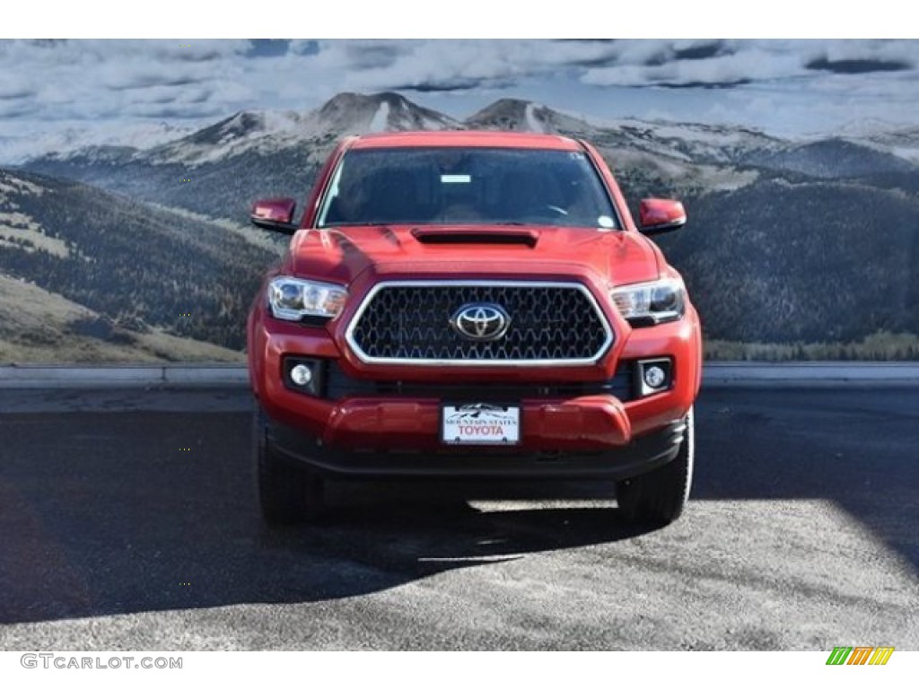 2019 Tacoma TRD Sport Double Cab 4x4 - Barcelona Red Metallic / TRD Graphite photo #2