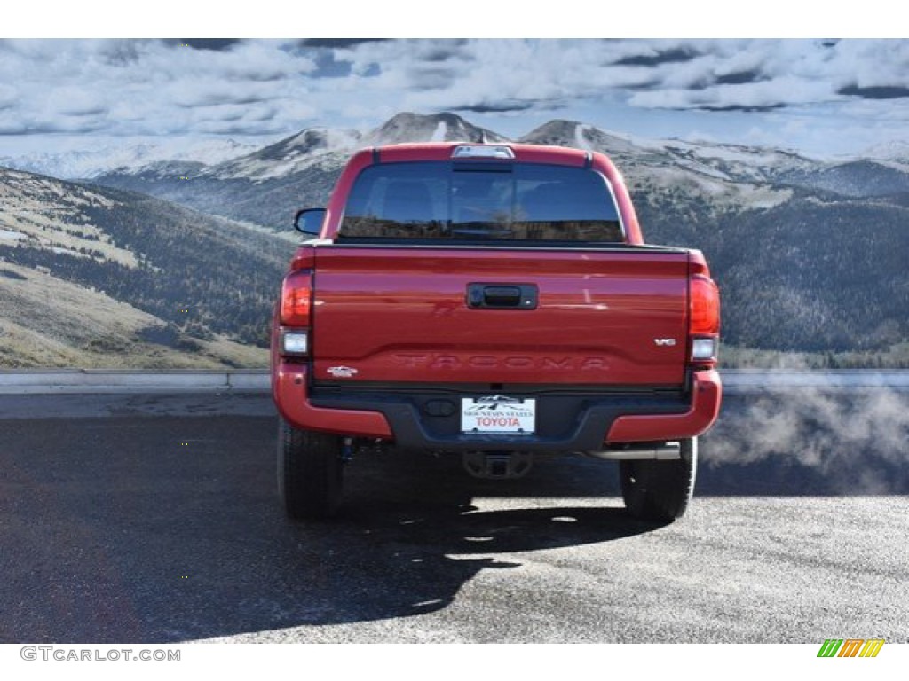 2019 Tacoma TRD Sport Double Cab 4x4 - Barcelona Red Metallic / TRD Graphite photo #4