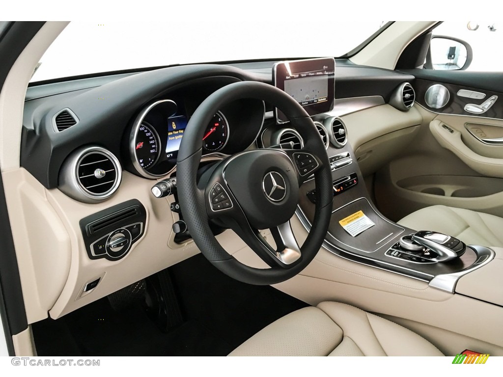 2019 GLC 300 4Matic - Polar White / Silk Beige/Black photo #4