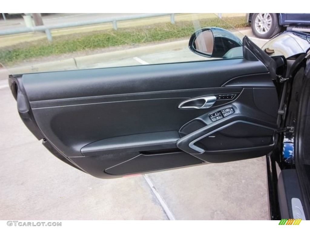 2012 Porsche New 911 Carrera Cabriolet Black Door Panel Photo #131568404