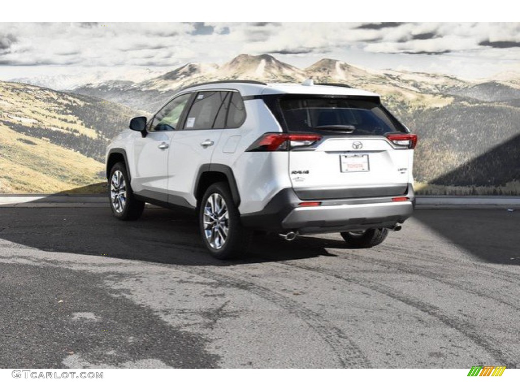 2019 RAV4 Limited AWD - Blizzard White Pearl / Black photo #3