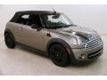 2013 Velvet Silver Metallic Mini Cooper Convertible  photo #2