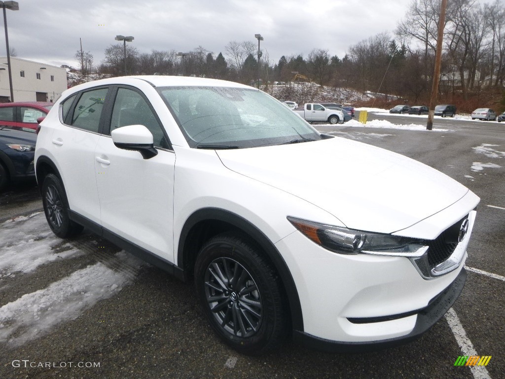 2019 CX-5 Sport AWD - Snowflake White Pearl Mica / Black photo #3