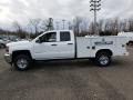 Summit White - Silverado 2500HD Work Truck Double Cab 4WD Chassis Photo No. 3