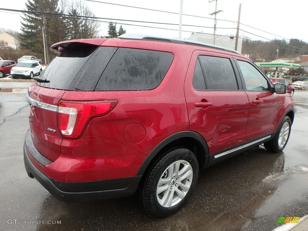 2019 Explorer XLT 4WD - Ruby Red / Medium Stone photo #5