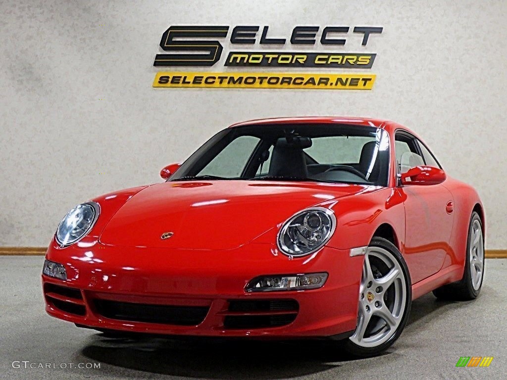 2008 911 Carrera Coupe - Guards Red / Black photo #1