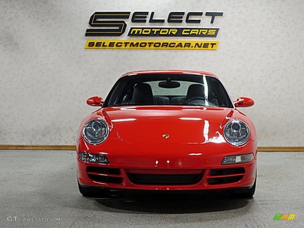 2008 911 Carrera Coupe - Guards Red / Black photo #2