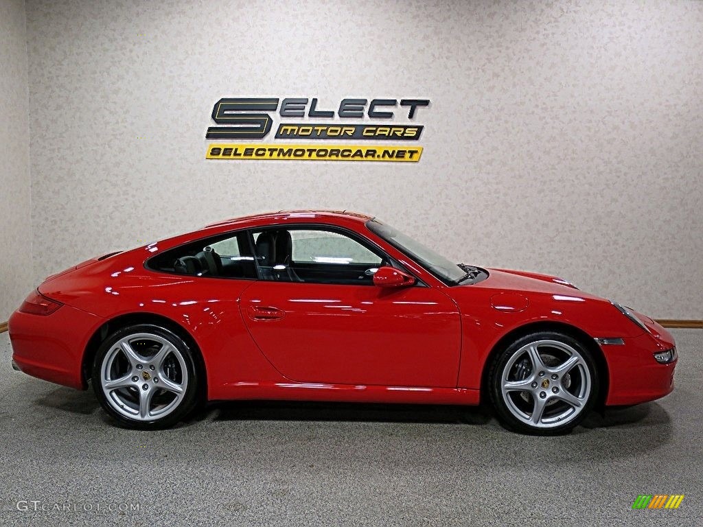 2008 911 Carrera Coupe - Guards Red / Black photo #4