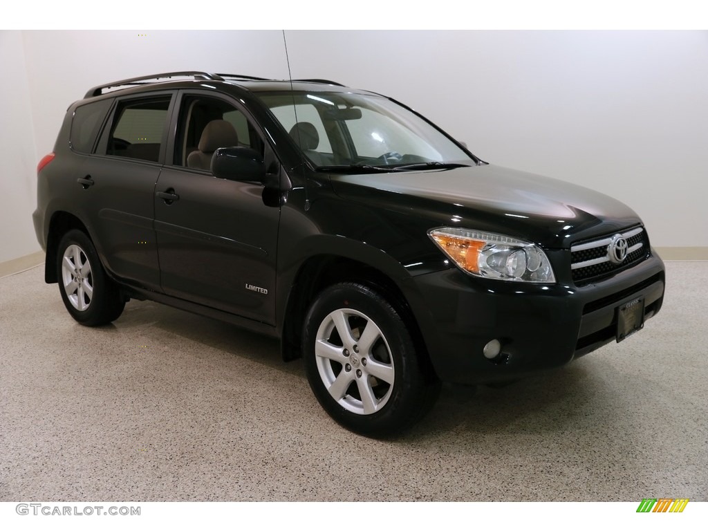 2007 RAV4 Limited - Black / Taupe photo #1