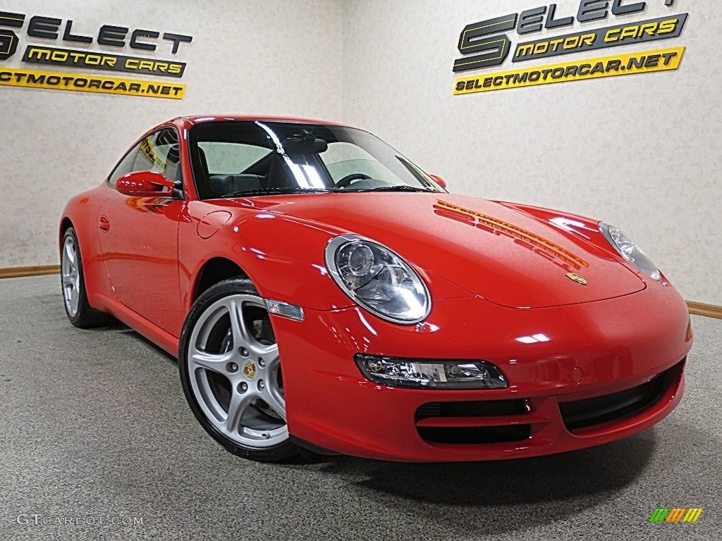 2008 911 Carrera Coupe - Guards Red / Black photo #10
