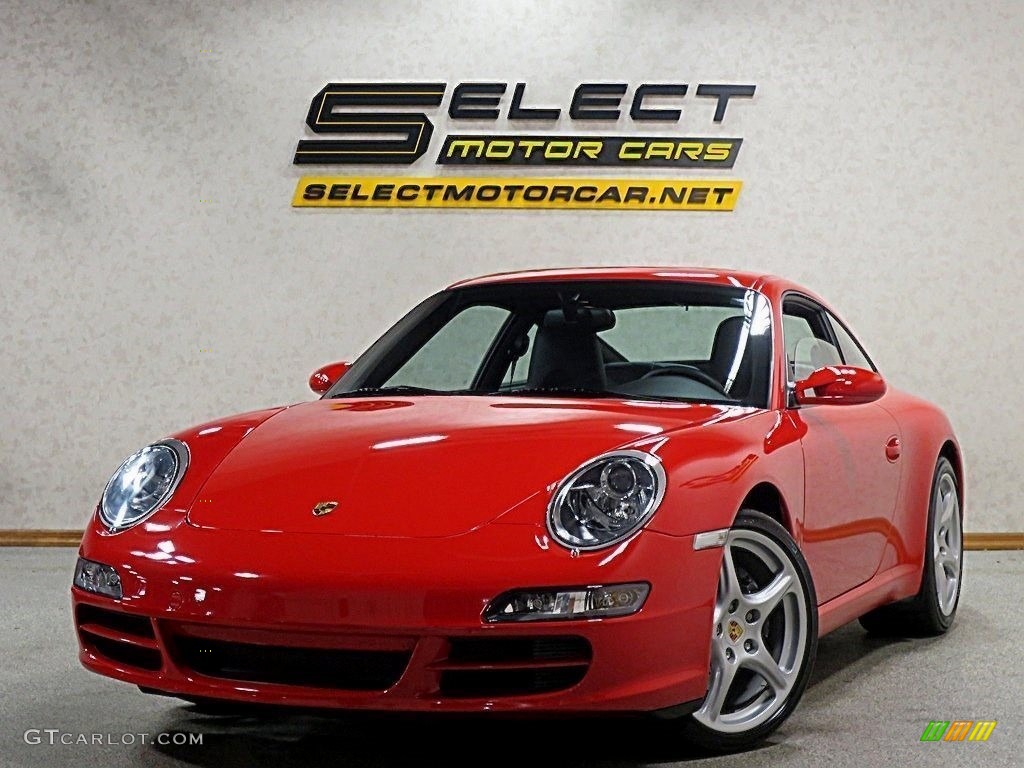 2008 911 Carrera Coupe - Guards Red / Black photo #11