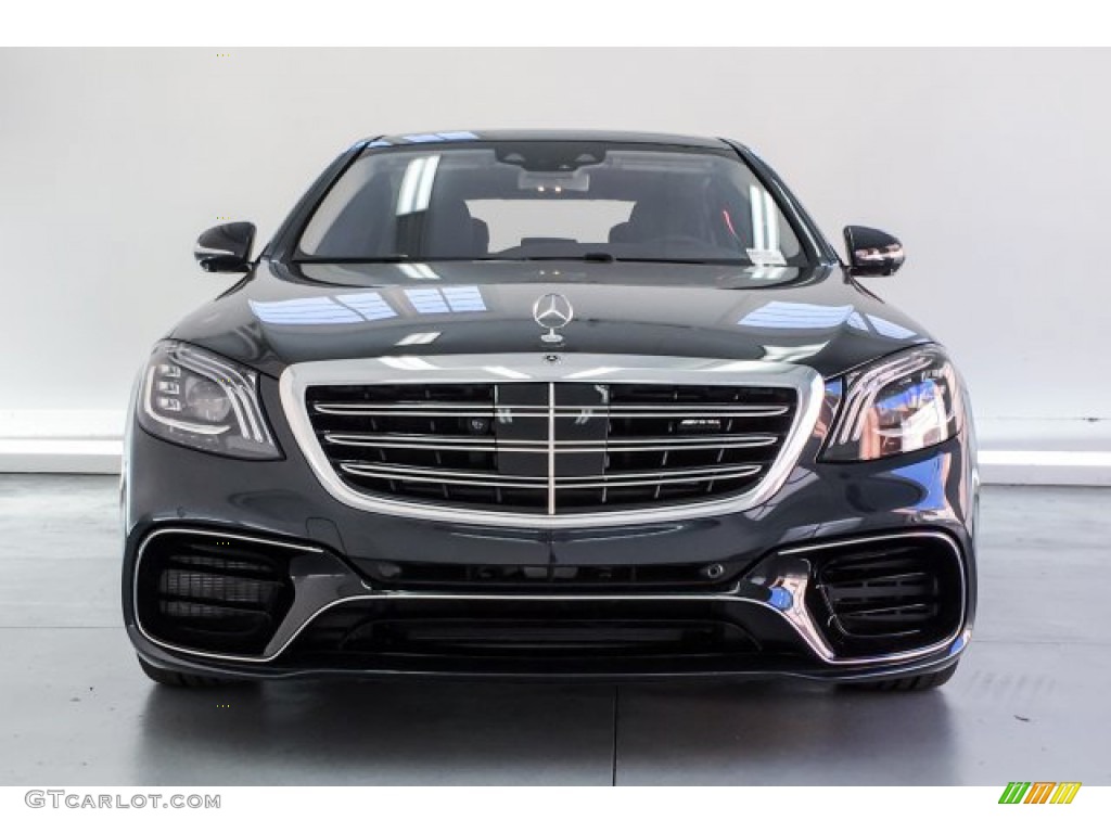 2019 S AMG 63 4Matic Sedan - Magnetite Black Metallic / Magma Grey/Espresso Brown photo #2