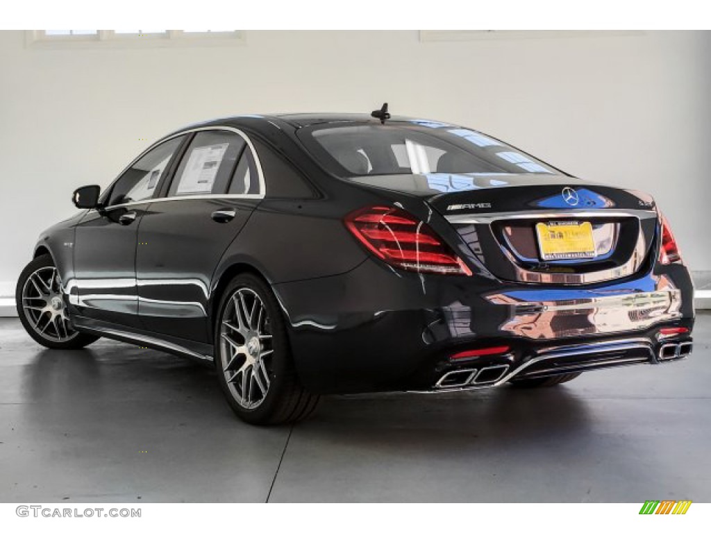 2019 S AMG 63 4Matic Sedan - Magnetite Black Metallic / Magma Grey/Espresso Brown photo #10