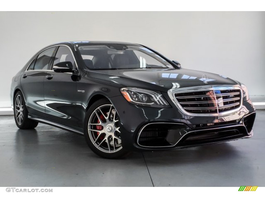 2019 S AMG 63 4Matic Sedan - Magnetite Black Metallic / Magma Grey/Espresso Brown photo #14