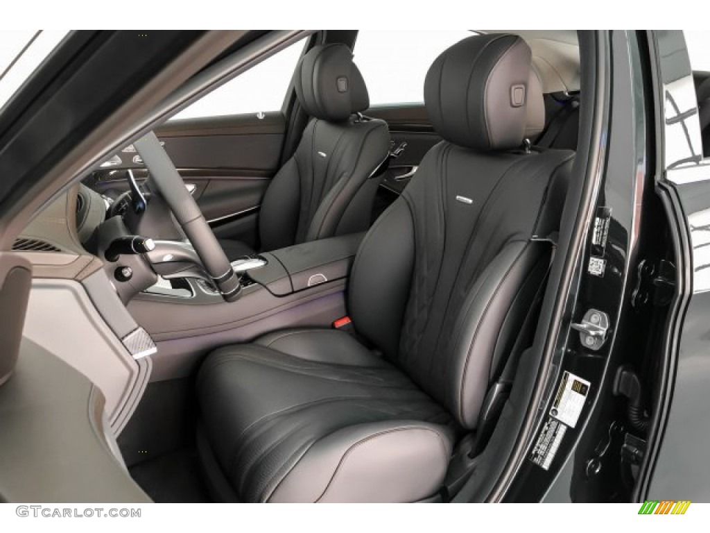 Magma Grey/Espresso Brown Interior 2019 Mercedes-Benz S AMG 63 4Matic Sedan Photo #131572933