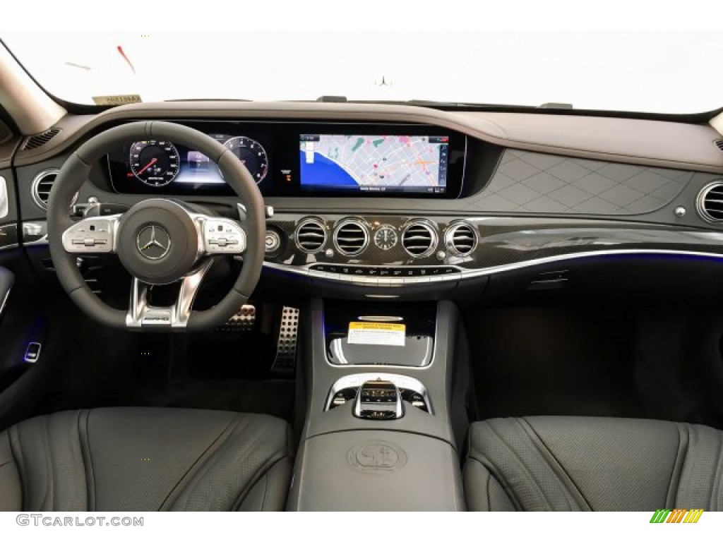 2019 Mercedes-Benz S AMG 63 4Matic Sedan Magma Grey/Espresso Brown Dashboard Photo #131573113