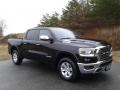2019 Diamond Black Crystal Pearl Ram 1500 Laramie Crew Cab 4x4  photo #4