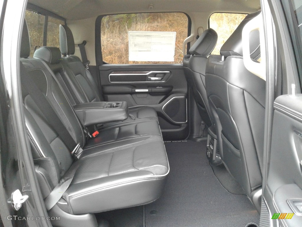 2019 1500 Laramie Crew Cab 4x4 - Diamond Black Crystal Pearl / Black photo #15