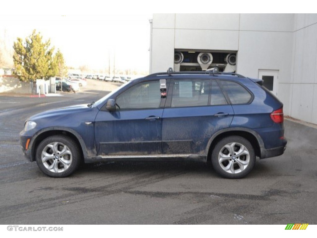 2011 X5 xDrive 50i - Deep Sea Blue Metallic / Black photo #3