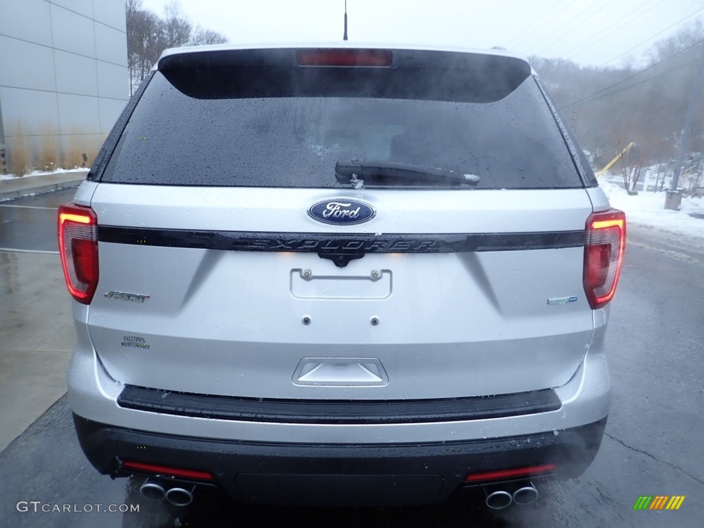 2018 Explorer Sport 4WD - Ingot Silver / Ebony Black photo #3