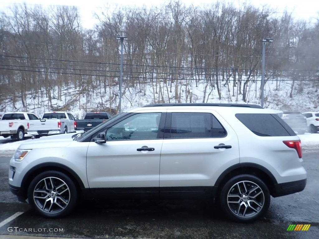 2018 Explorer Sport 4WD - Ingot Silver / Ebony Black photo #5