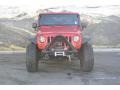 2008 Flame Red Jeep Wrangler X 4x4  photo #4