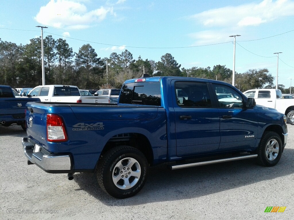 2019 1500 Tradesman Crew Cab 4x4 - Blue Streak Pearl / Black photo #5