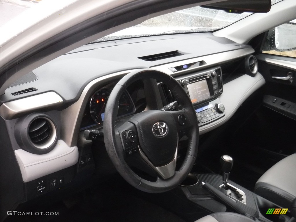 2013 RAV4 Limited AWD - Blizzard White Pearl / Ash photo #14