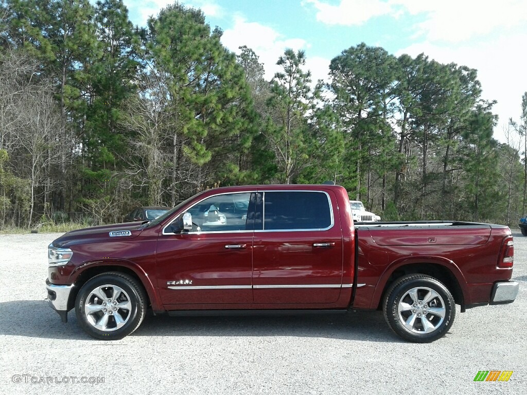 2019 1500 Limited Crew Cab - Delmonico Red Pearl / Black photo #2